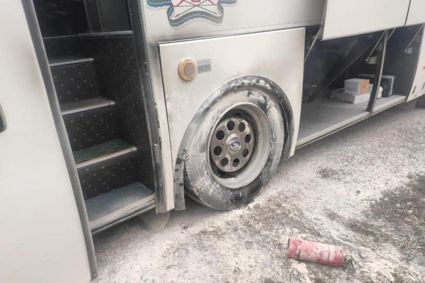Инспектор ГИБДД спас пассажиров автобуса на федеральной трассе