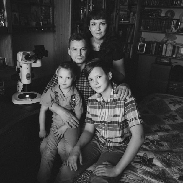 Фотосессия с семьёй Анискиных открыла проект о выдающихся новосибирцах