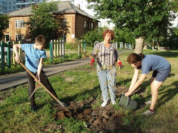 В микрорайоне Щ появился новый сквер