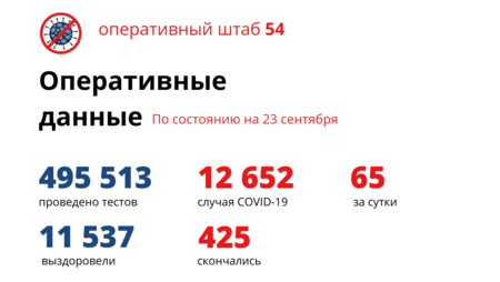 Пятеро новосибирцев скончались за сутки от коронавируса