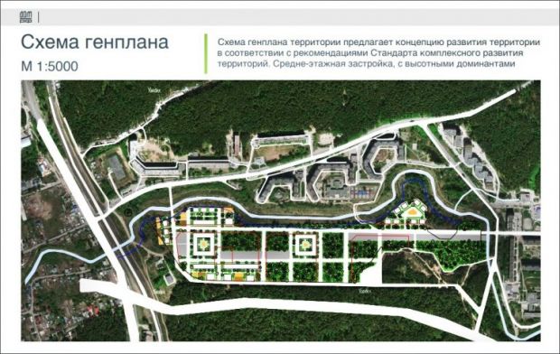 Жителям попытались рассказать о проекте застройки поймы реки Ельцовки
