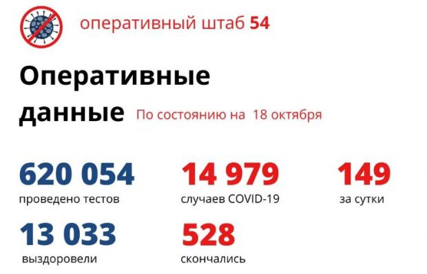 Такого еще не было: в Новосибирской области выявили 149 новых случаев COVID-19