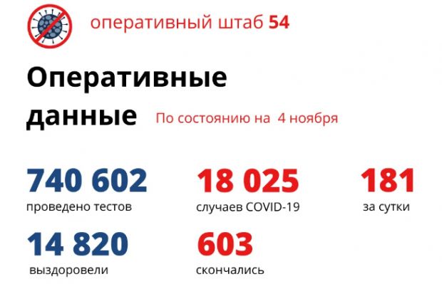 Без выходных и будней: в Новосибирской области выявили еще 181 случай COVID-19