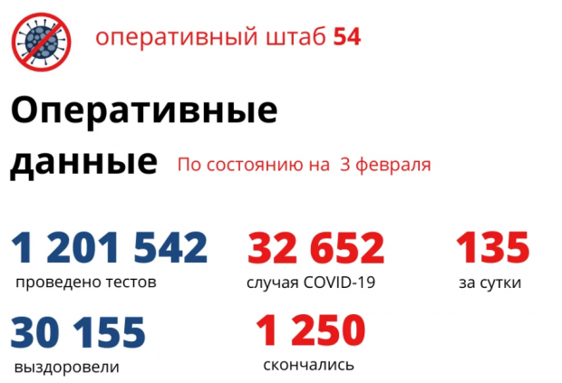 Ковид-больных в Новосибирской области почти 33 тысячи человек