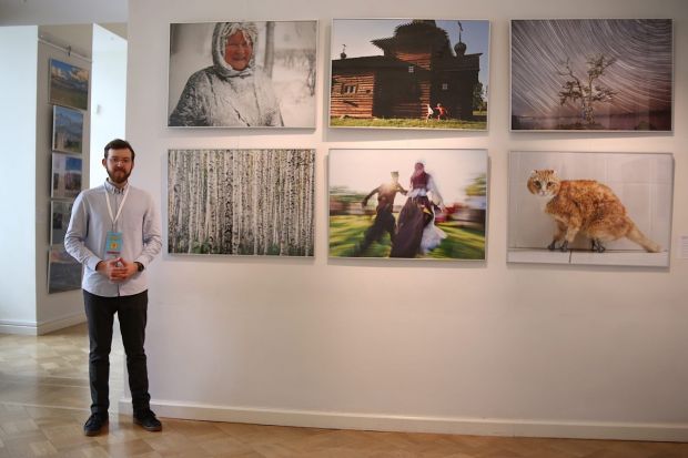 В Эрмитаже выставили работы выпускника НГУ