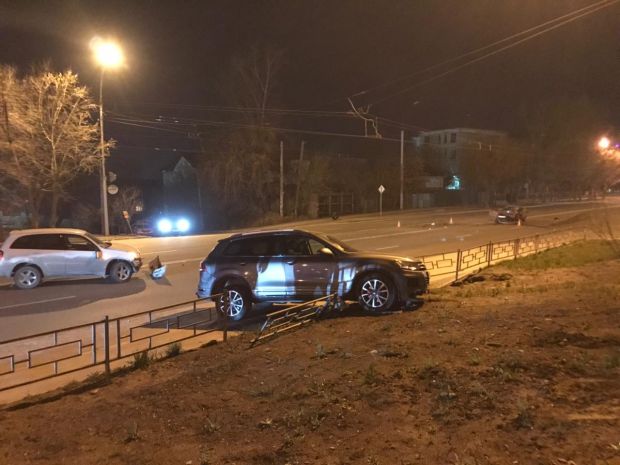Пьяный водитель устроил аварию с тремя автомобилями
