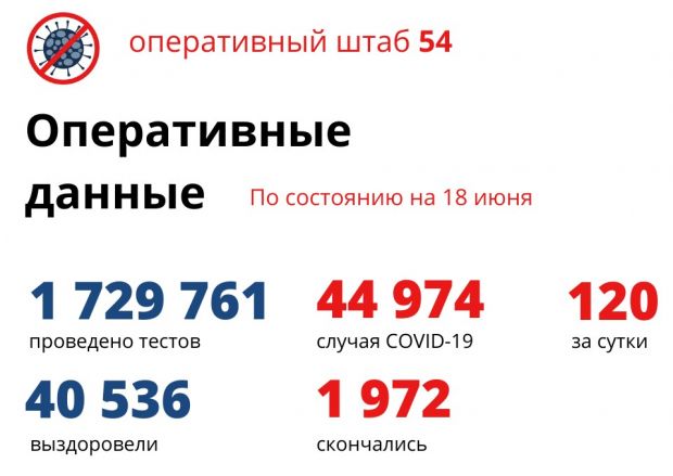 За сутки 120 человек заболели и семеро умерли от COVID в Новосибирской области