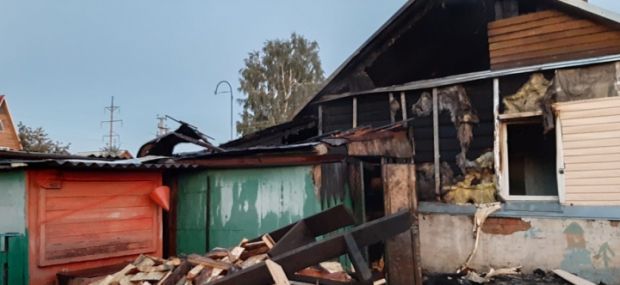 В Советском районе на даче в пожаре погиб мужчина