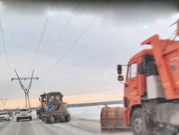 В Советском районе сотрудники ДЭУ вывезли уже более 41 тысячи кубов снега