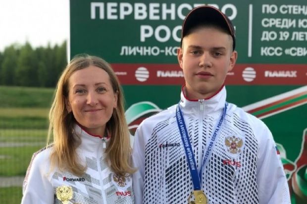 Школьник из Новосибирской области стал лучшим в стрельбе по тарелочкам