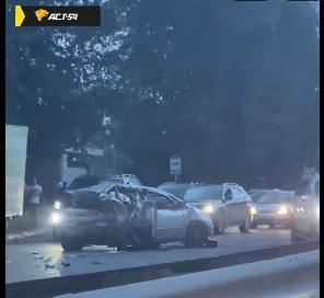 Пьяный водитель Мерседеса спровоцировал аварию на Бердском шоссе