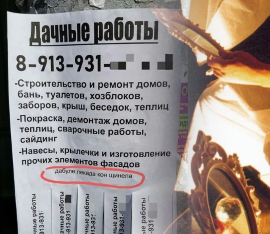 Объявление с цыганским проклятьем появилось в Академгородке