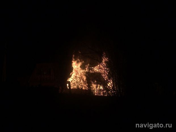 В Советском районе в пожаре травмирован мужчина