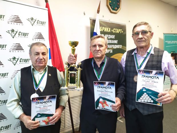 Вячеслав Набивич стал сильнейшим бильярдистом среди ветеранов Новосибирска