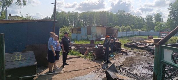 Ребенок погиб в пожаре в Первомайском районе