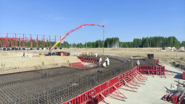 Вблизи наукограда Кольцово начали заливать фундамент СКИФа