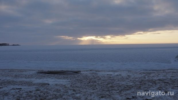 Ледовое покрытие Оби начало вскрываться