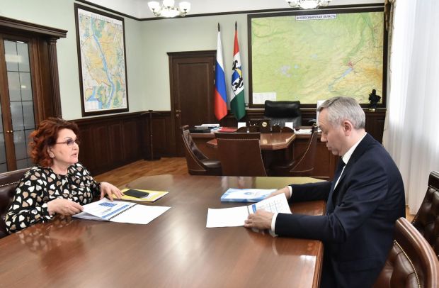Детский омбудсмен обсудила с губернатором итоги 2023 года