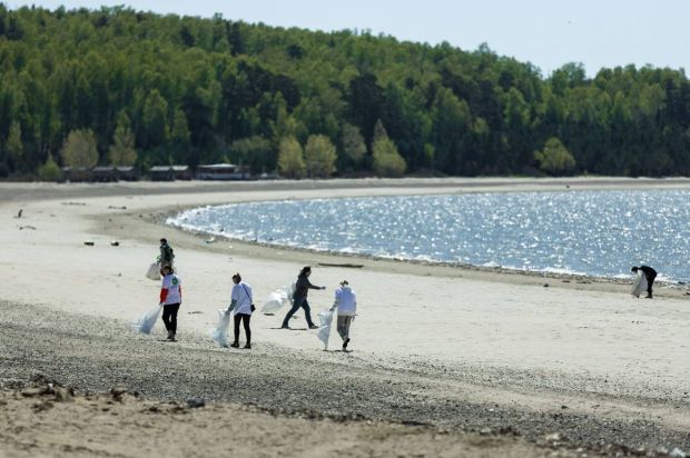 Всероссийская акция «Вода России» прошла на берегу Обского моря