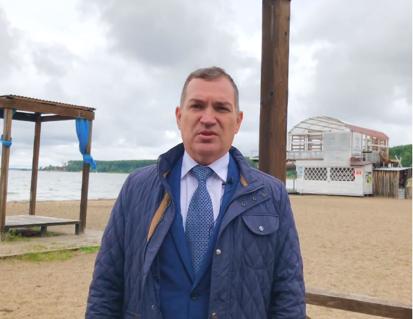 Мэр Новосибирска оценил потенциал Центрального пляжа Академгородка