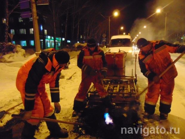 Ямочный ремонт в Новосибирской области будут проводить зимой