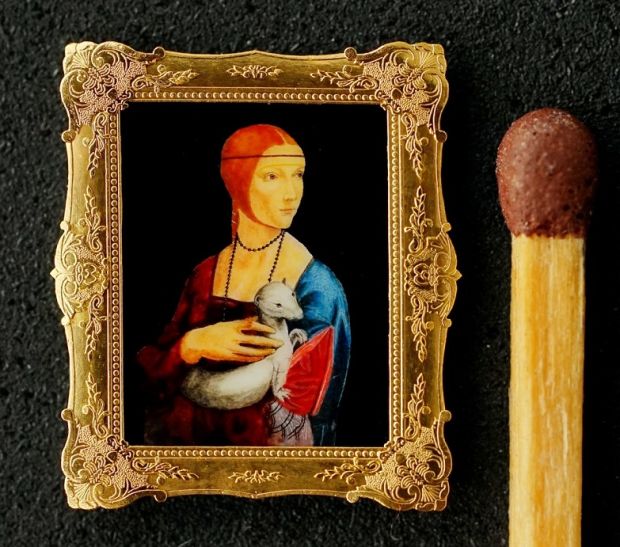 Микроминиатюрист из Академгородка повторил картину Леонардо да Винчи