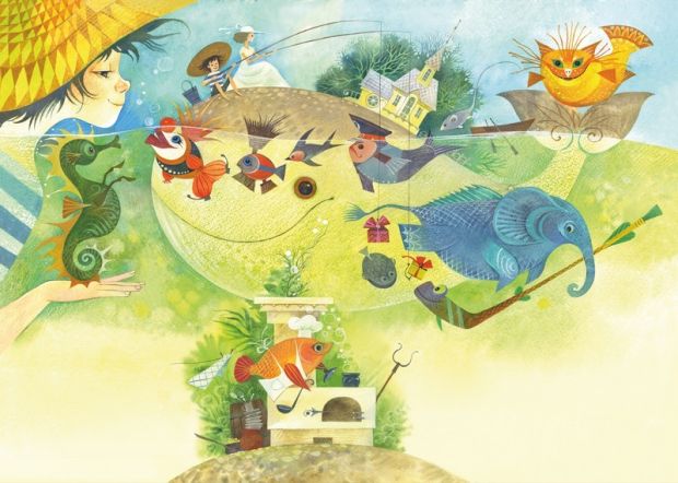 Выставка книжных иллюстраций открывается в Доме ученых