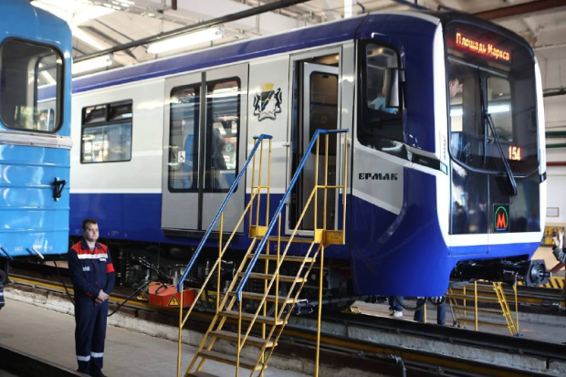 Метропоезд «Ермак» выйдет на линию в середине октября