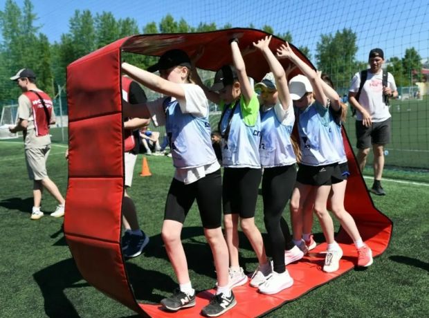 Спортсмены из Советского района победили на спартакиаде дворового спорта