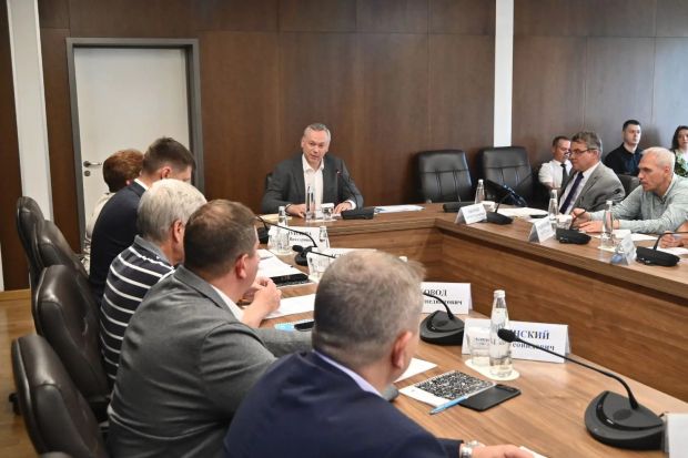 Губернатор проверил готовность кампуса мирового уровня НГУ